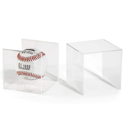Franklin Sports Official Baseball Display Case - Plexiglass - Autograph Display - Fits Official Size Ball