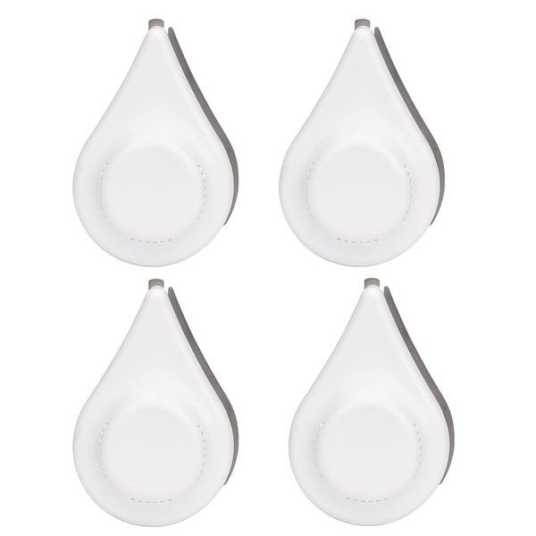 THIRDREALITY Zigbee Water Leak Sensor with Dripping Detection 4 Pack, 120 dB Alarm, App Notifications Enabled When Work with Home Assistant and Compatible Zigbee HUB, Batteries Included