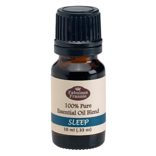Fabulous Frannie Sleep Essential Oil Blend 100% Pure, Undiluted Essential Oil Blend Therapeutic Grade - 10 ml A perfect blend of Chamomile, Marjoram, Bulgarian Lavender and Vetiver Essential Oils.