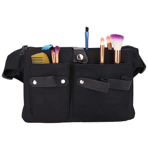Hair Stylist Tool Belt Hair Stylist Waist Bag, Hair Dressres Pouch, Hairdressing Scissors Waist Bag, Pu Leather Scissor Pouch Holster Bag with Belt for Hairdresser Hair Stylist
