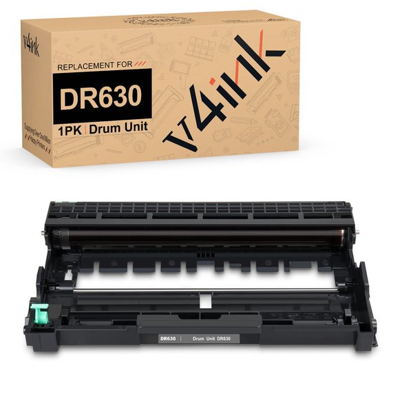 V4INK Compatible DR-630 Drum Replacement for Brother DR630 DR660 Drum for Brother HL-L2300D HL-L2320D HL-L2340DW HL-L2360DW HL-L2380DW MFC-L2700DW MFC L2720DW L2740DW DCP-L2520DW DCP-L2540DW Printer