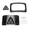Curved Laydown License Plate Mount with Frame Harley Davidson License Plate Mount Truck Bracket 3-Hole Relocation kit OEM# 3148