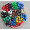 15x Sets of 7 (that is, 105!) Polyhedral Dice for RPGs (Dnd, Pathfinder) with 7 Dice Bags!