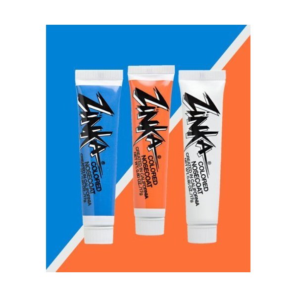 Zinka Team Face Paint And Sun Block New York - White/Orange/Blue