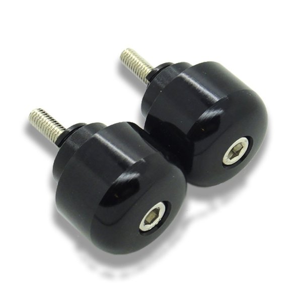[GT-Speed] Compatible/Replacement for Black CNC Motorcycle Bar Ends 7/8" Handlebar Grips Plugs Cap, Fits Honda (Read Product Description for Model & Year Specification)