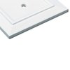 Franklin Brass Classic Architecture Wall Plate, Pure White Single Casual Switch Cover, 3-Pack, W35241V-PW-C