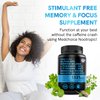 12-in-1 Nootropic Brain Supplement Anhydrous: Ginkgo Biloba for Brain Support, Memory and Focus - B12, Alpha GPC, L Theanine and Choline Supplements with Bioperine non Caffeinated 1321mg (120ct)