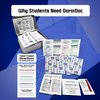 DormDoc Mini First Aid Kit Case Box - Compact Emergency Medical Kit for Students - OTC Aid Kit, Cream for Skin, Lip Balm, Patches/Bandages - Portable First Aid Supplies - 25 PCS