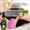 worafy Jamaican Black Castor Oil with Scalp Massager, Organic Cold Pressed Castor Oil for Hair Growth,Dry Damaged Frizzy Hair, Massage Oil for Aromatherapy