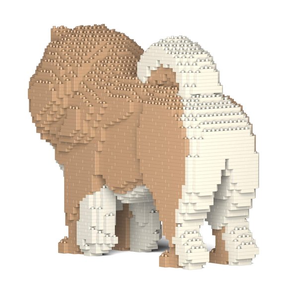JEKCA Chow Chow 02S-M01 | Plastic Building Blocks | Age 14+