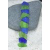 Genuine Surf Tumbled Frosted Blue and Green Sea Glass French Barrette Hair Clip 4" or 100 mm Length - Quantity of 1