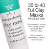 GUNILLA Skin Perfecting Clay Mask, Vegan, No Additives, 3-in-1 Deep Pore Cleansing Facial Mask, Refining, Detox & Spot Treatment, All-Natural, Pro-Grade, 35 Clay Masks 2.5 fl oz - Made in Sweden.