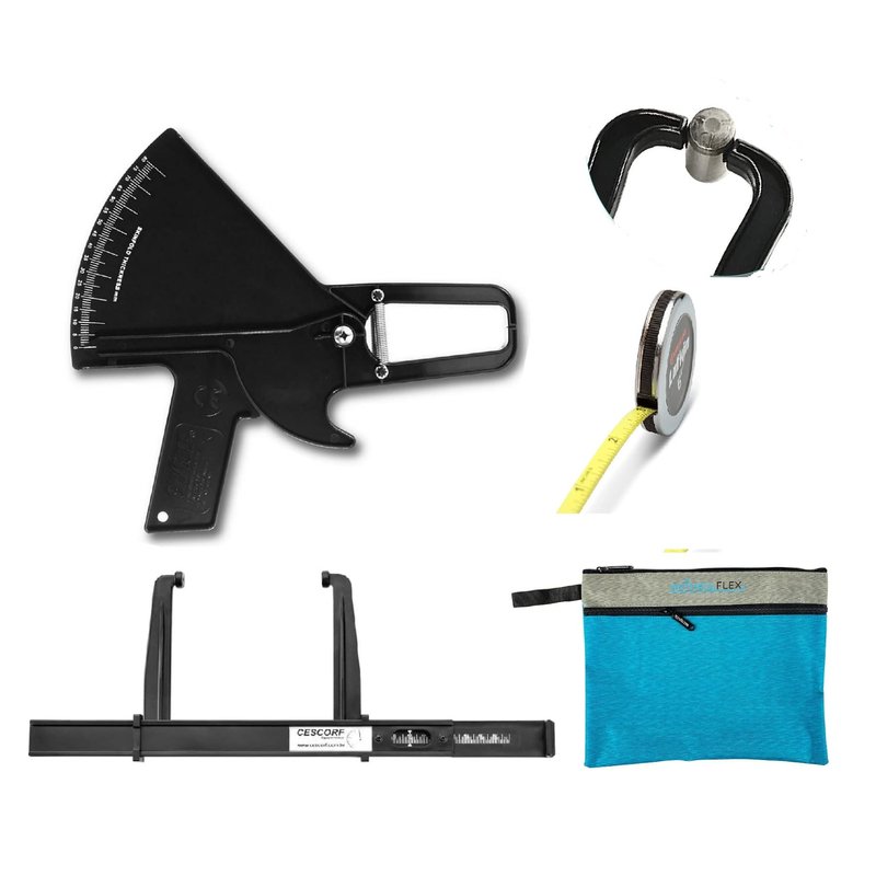AnthroFlex Basic Anthropometry Kit with Slim Guide Caliper, Cescorf ...