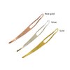 3 Pieces Dreadlocks Crochet Hooks Interlocking Tool for Locs Sisterlock Crochet Hook Tool Tightening Accessory Hair Tool for Dreadlocks (Gold)