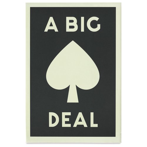 Brass Monkey A Big Deal Giant Playing Cards from Giant Playing Card Deck with 54 Cards Featuring a Vintage Design, Each Card is 4.5" x 7", Matchbox Style Box (5.125" x 7.5"), Perfect for Game Night
