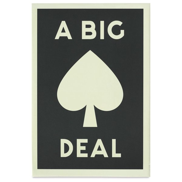 Brass Monkey A Big Deal Giant Playing Cards from Giant Playing Card Deck with 54 Cards Featuring a Vintage Design, Each Card is 4.5" x 7", Matchbox Style Box (5.125" x 7.5"), Perfect for Game Night