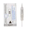 10PCS Permanent Makeup Clear Needle Cartridges for Eyebrow Tattoo Machine (5R)