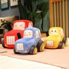 XIYUAN Car Plush Tractor Stuffed Cushion Truck Toy Super Cute Car Plush Pillow - Soft Plush Toy for Little Boys, Girls, Babies and Toddlers - Great Gift (Blue)