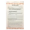 Donkey Auto Products 2-Part Buyers Guide Form - Adhesive Tape - English - As is - Warranty (100 per Pack)