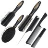 6 Pieces Hair Combs for Women and Man Detangling Hair Brush Styling Comb Set for All Hair,Straight Hair, Curly Hair
