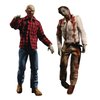 Mezco Toys One: 12 Collective: Dawn of The Dead Fly Boy & Plaid Zombie Action Figure 2 Pack