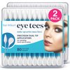 Fran Wilson EYE TEES COTTON TIPS 80 Count (2 PACK) - Precision Makeup Applicator, Double-sided Swabs with Pointed and Rounded Ends for Perfect Blending, Effective Cleaning and Precise Touch-ups