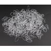Sowaka 300 Pcs Rubber Bands Transparent Invisible Elastic Mini Hair Ties for Kids Baby Girls Wedding Hair style Braids Hair Ponytail Toddlers Parties