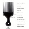 Generic 3Pack Plastic Afro Pick Hair Comb set, Braid Pick Hairdressing Comb, Hair Styling Tool., Black
