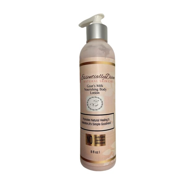 Essentially Divine Natural Skin Care Goat's Milk Nourishing Body Lotion (8 oz)