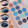 VERONNI 65 Colors Professional Eyeshadow Palette ，Highly Pigmented Glitter Metallic Shimmer Matte Makeup Palettes Ultra Blendable Nude Bright color Natural board Make Up Palletes（Rose Gold）