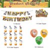 Donkey Birthday Party Decorations Donkey Party Supplies Includes Animal Donkey Happy Birthday Banner Cake Topper Cupcake Topper Balloons for Donkey Birthday Party