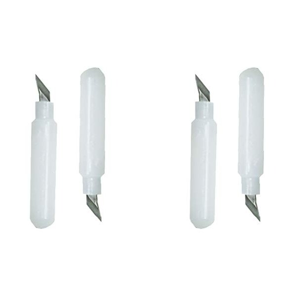 Excel Blades RotatingReplacement Blades, Set of 4 Carbon Steel Blades for Precision Cutting & Trimming, Multi-Purpose Professional, Hobby, and Crafting Tools