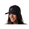 HAKA HOU City Trucker Hat, Houston Hat for Men & Women, Adjustable Baseball Hat, Mesh Snapback, Sturdy Outdoor Black Golf Hat (Black)