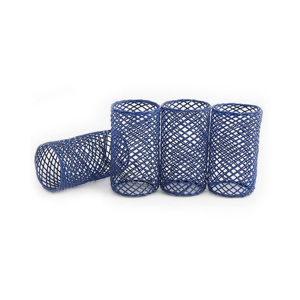 CHARLENE Hair Styling Tumbleweed Rollers - Flexible Hair Hair Mesh Roller Copper Wire Wrapped in Teflon for Even Heat and Air Distribution- Mesh Style for Easy Rolling, Use with Roller Picks