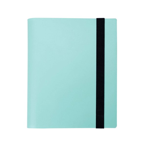 Trading Card Binder Sleeves Standard Size Card Collection Mini Binder Album Protector Holder 160 Pockets Blue