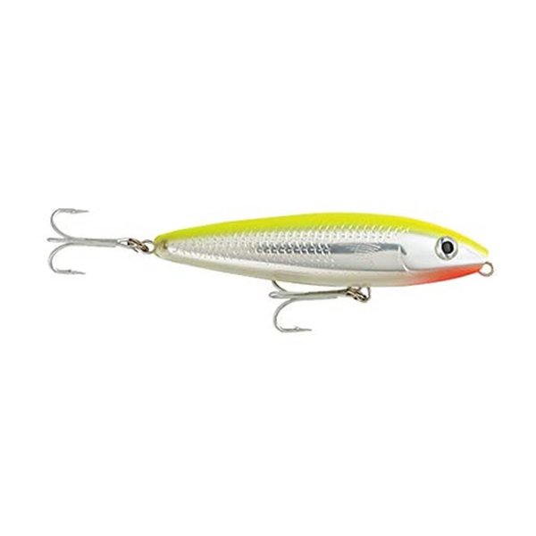 Rapala Saltwater Skitter Walk 11 Fishing Lure (Hot Chartreuse), Blue Mullet