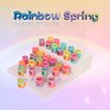 Irnushka 30 Pcs Mini Spring Rainbow Coil Party Favors for Kids, Plastic Coil Toys Bulk,Mini Plastic Coil Spring Toy for Easter Egg Filler Party Favor Carnival Prize Birthday Goodie Bag Stuffers