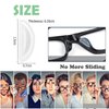 Eyeglass Nose Pads,Silicone Nose Pads for Glasses,Anti-Slip Soft Nose Pads for Plastic Frames (Clear/3.5mm),5 Pairs