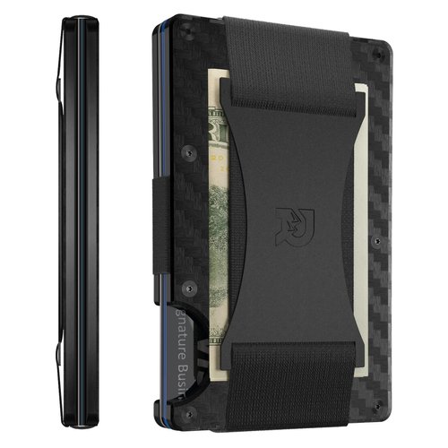 Ridge Wallets for Men - Slim Minimalist Wallet For Men, Front Pocket Wallets for Men, RFID Wallet For Men - Card Holder Wallet (Carbon Fiber)