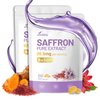 Saffron Supplements Softgels, Natural Saffron Extract Supports Eyes Health, Energy, Mood, Immunity, Focus, Rich in Vitamin and Extracts of Saffron, Turmeric, Rosemary (480 Softgels / 2 Bag)