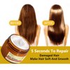 NIFEISHI Magical Keratin Hair Treatment Mask, 2pcs Advanced Molecular Hair Roots Professtional Hair Conditioner, 5 Seconds to Restore Soft Hair, Deep Suitable for Dry & Damaged Hair-60ml