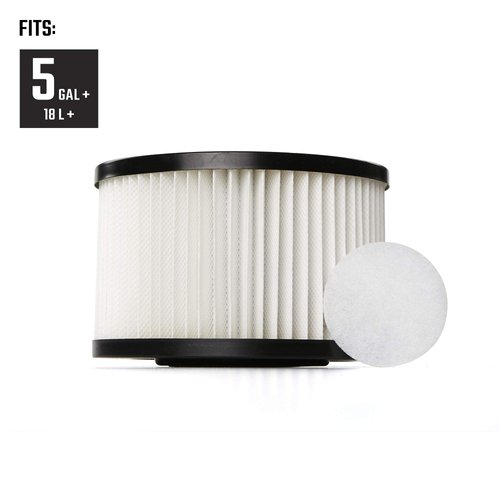 CRAFTSMAN CMXZVBE43268 Ash Vacuum HEPA Media Replacement Filter for 5 Gallon CRAFTSMAN Ash Vac