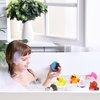 Fudragtn 24 Pcs Rubber Ducks for Jeep Ducking, 2.75 Inch Assorted Floater Jeep Ducks for Ducking for Kids, Baby Rubber Ducks in Bulk Bath Toy, Party Favors, Baby Birthday Shower Classroom Gifts
