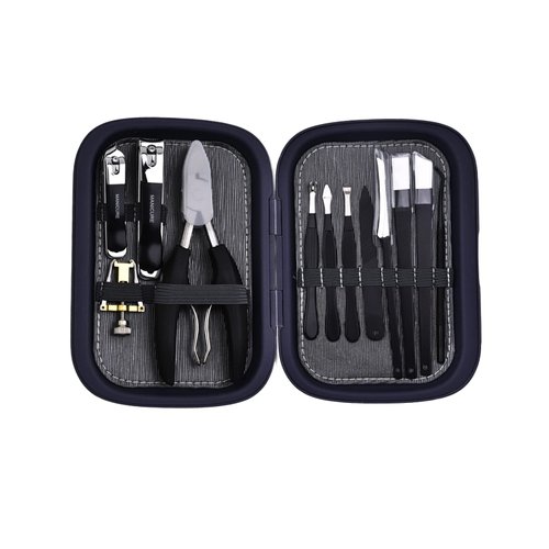 Toe Nail Care Ingrown Toenail Removal Clipper Kit Pedicure Tools Stainless Steel 12 pcs Manicure Set Magnetic Plastic Box toenail Clippers for Seniors Mens Grooming Kit for Thick Toenail