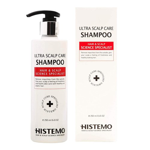 Histemo Ultra Scalp Care Shampoo, DHT Blocking Hair Restoration, Promote Hair Growth with Biotin & Prevent Hair Loss, for Men & Women with Oily Scalp or Colored Treated Hair (8.45 oz)