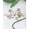 Achairder Wedding Hair Pins Bridal Rhinestone with Flower Bridal Hair Pieces Wedding Hair Accessories for Brides Bridesmaid