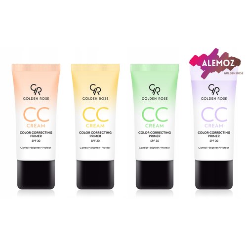 Golden Rose Makeup CC Cream Color Correcting Primer - (Green)