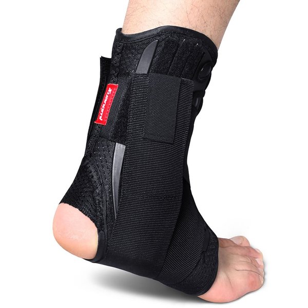 Kuangmi Ankle Brace Stabilizers Adjustable Ankle Support for Sports Protect, Sprained Ankle, Ligament Damage, Injury Recovery 1 Piece (L)