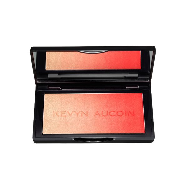 Kevyn Aucoin The Neo-Blush, Sunset: Blush makeup compact. Trio palette of gradient colors. Blends pearl, satin & matte finishes for highlighting cheeks. Personalized looks - natural to pop of color.