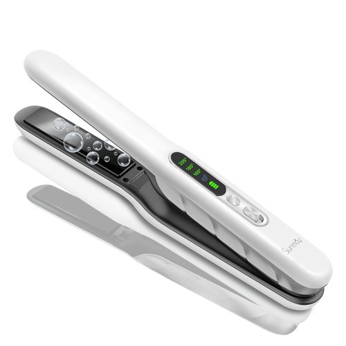 Cordless Hair Straightener and Curler,SUNMAY Voga Plus Ionic Cordless Flat Iron for Travel,Portable Hair Straightener On The Go,Rechargeable Wireless USB Ceramic Hair Straightener with 5000mAh Battery